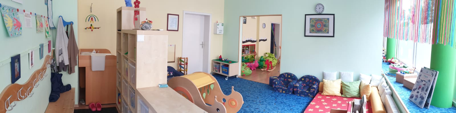Panorama Garderobe - Eingangsbereich